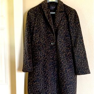 Women’s size XL animal print coat